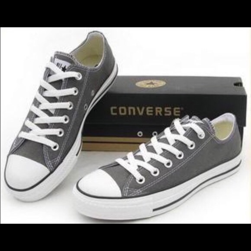 Grey converse sneakers